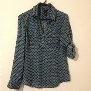 White House/Black Market Tunic Blouse